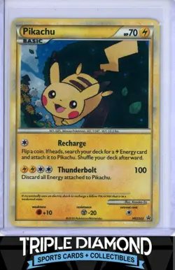 2010 Pokemon HearGold & SoulSilver #HGSS03 Pikachu BSP Holo F633 - Image 1