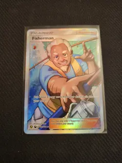 Pokemon Card TCG Fisherman SV83/SV94 Sun & Moon Hidden Fates Shiny Vault NM/M - Image 1