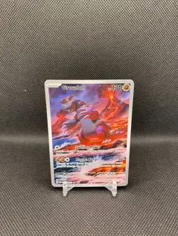 Groudon Illustration Rare 199/182 - Paradox Rift 2023 Pokemon TCG NM - Image 1