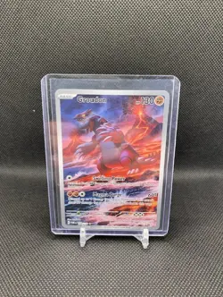 Groudon Illustration Rare 199/182 - Paradox Rift 2023 Pokemon TCG NM - Image 3