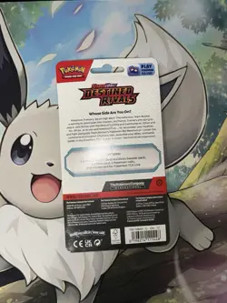 Pokemon TCG Destined Rivals Eevee Single Blister Pack New Sealed Booster Pack - Image 2