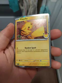 Pokemon TCG Pikachu 051 /162 2026 Pokemon Day Stamped Promo Fart Swirl 💫 - Image 1