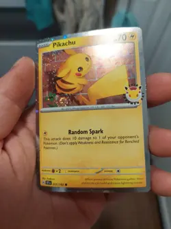 Pokemon TCG Pikachu 051 /162 2026 Pokemon Day Stamped Promo Fart Swirl 💫 - Image 2