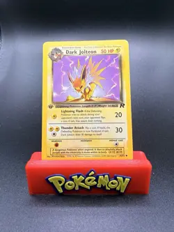 Dark Jolteon Pokemon 1st Edition Team Rocket 38/82 MP - Image 1