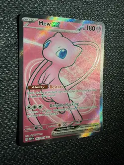 Pokemon TCG Mew EX 193/165 Ultra Rare Scarlet & Violet 151 Mint NM Condition - Image 1