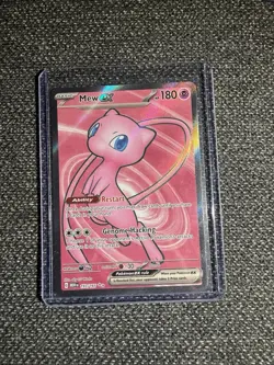 Pokemon TCG Mew EX 193/165 Ultra Rare Scarlet & Violet 151 Mint NM Condition - Image 2