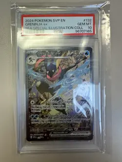 2024 POKEMON SVP EN-SV BLACK STAR PROMO #132 GRENINJA EX PSA 10 - Image 1