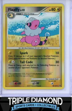 2009 Pokemon Platinum #48/127 Flaaffy Reverse Holo F631 - Image 1