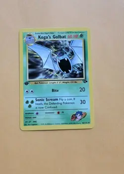 1st Edition Koga’s Golbat 46/132 - Gym Challenge - Near Mint - Image 1