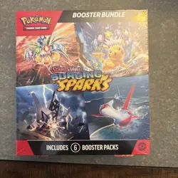 Pokemon TCG Surging Sparks Booster Bundle (6 Packs) Factory Sealed - Image 1