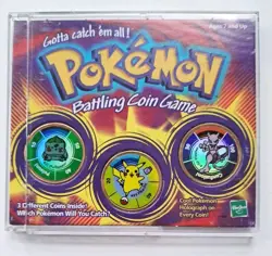 Hasbro Pokemon - Gotta Catch'em All! Battling Coin Game Vintage Set 1999 Rare - Image 1