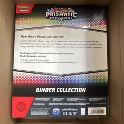 Pokemon TCG: Scarlet & Violet - Prismatic Evolutions - Binder Collection - Image 2