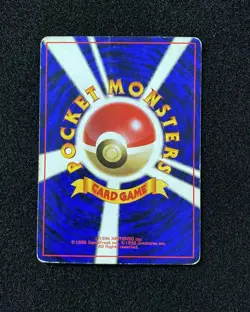 1996 Pokemon TCG Japanese Basic No Rarity Symbol Common Abra No.063 WA12 - Image 2