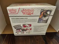 Pokemon Scarlet and Violet White Flare SEALED ETB With Acrylic Display Case - Image 2