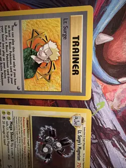 Pokemon TCG Lt. Surge's Magneton Gym Heroes And Lt. Surge - Image 3