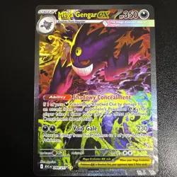 Mega Gengar ex 284/217 SIR Secret Rare Pokemon Ascended Heroes IN HAND - Image 1