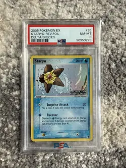 2005 Pokemon Ex Staryu Reverse Foil Delta Species Nm 8 - Image 1