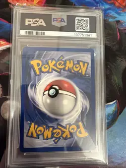 2000 Pokemon Rocket Dark Machamp Holo With SWIRL 10/82 PSA 9 - Image 2