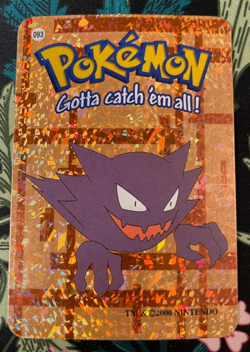 Haunter #093 - Vintage Vending Machine Prism Sticker 2000 - Pokemon - Image 1