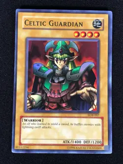 Yugioh Celtic Guardian LOB-007 Super (NM) - Image 1