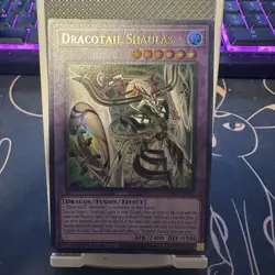Yugioh! 1x Dracotail Shaulas BPRO-EN037 Ultra Rare 1st Ed NM - Image 1