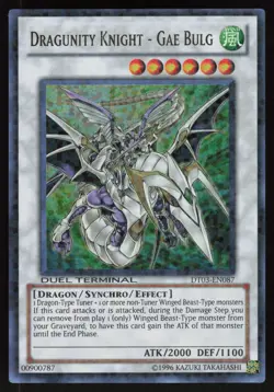 Dragunity Knight - Gae Bulg DT03-EN087 Ultra Rare Yu-Gi-Oh - Image 1