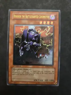 YuGiOh Dekoichi Battlechanted Locomotive RDS-EN032 1st Edition Ultimate Rare NM - Image 1