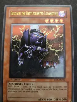 YuGiOh Dekoichi Battlechanted Locomotive RDS-EN032 1st Edition Ultimate Rare NM - Image 3
