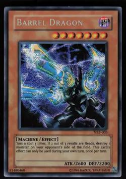 Barrel Dragon VB5-003 Reverse Foil Error Secret Rare Yu-Gi-Oh - Image 1
