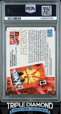 1992 SkyBox Marvel Masterpieces #67 Phoenix PSA 8 NM-MT F611 - Image 2