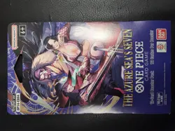 10 x One Piece OP14 - THE AZURE SEA’S SEVEN - Sleeved Blister Booster Packs Lot - Image 2