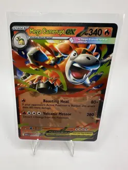 Mega Camerupt ex - 022/132 - Double Rare - Mega Evolutions - Pokemon Card - NM/M - Image 1