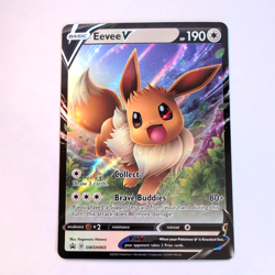 Eevee V SWSH065 SWSH: Sword & Shield Promo Cards Holo NM POKEMON TCG - Image 1
