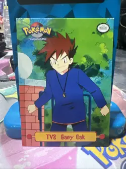 Gary Oak TV8 Non Holo 1999 Pokemon Topps TV Animation Edition Puzzle Card LP - Image 1