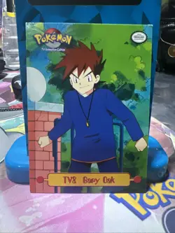Gary Oak TV8 Non Holo 1999 Pokemon Topps TV Animation Edition Puzzle Card LP - Image 2