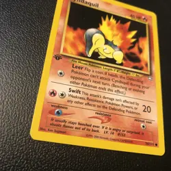 Cyndaquil 56/111 Neo Genesis First Edition Pokemon Card In Mint Condition - Image 2
