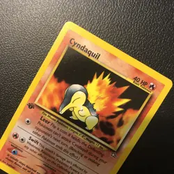 Cyndaquil 56/111 Neo Genesis First Edition Pokemon Card In Mint Condition - Image 5