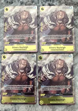 Silvers Rayleigh (Dash Pack) OP14-108 The Azure Sea's Seven Foil X4 Cards 🔥🔥🔥 - Image 1