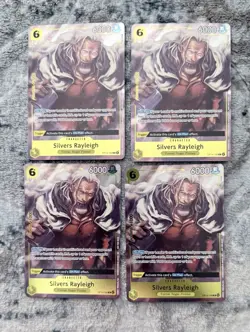 Silvers Rayleigh (Dash Pack) OP14-108 The Azure Sea's Seven Foil X4 Cards 🔥🔥🔥 - Image 2