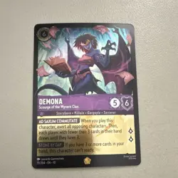 Disney Demona-Scourge of the Wyvern Clan Foil Card 55/204 Lorcana Gargoyles - Image 1
