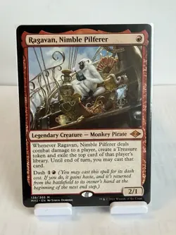 MTG Ragavan, Nimble Pilferer Legendary Creature Mythic Red MH2 Regular 2021 #138 - Image 1