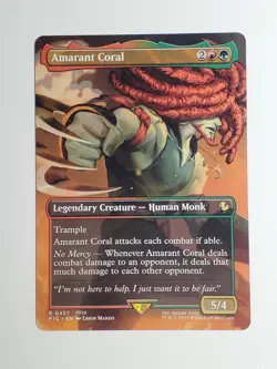 Amarant Coral (Borderless) Commander: Final Fantasy Non-Foil MTG - Image 1