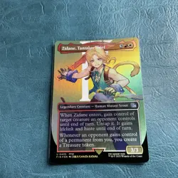 Zidane, Tantalus Thief (Borderless) Final Fantasy Foil 0405 Uncommon NM MTG - Image 2