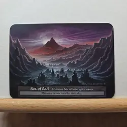 Sea of Ash Non Foil Unique site Sorcery Contested Realm Gothic - Image 1