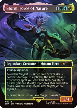 Storm, Force of Nature (Rainbow Foil) Secret Lair Drop Foil - Image 1