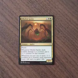 x1 Obelisk Spider - MTG Hour of Devastation #141 NM+ - Image 1