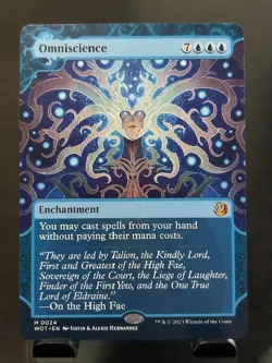Omniscience MYTHIC MTG Wilds of Eldraine: Enchanting Tales [WOT] Regular - Image 1