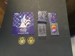 Pokemon Paldean Fates Dice Dividers 65 Sleeves Player's Guide & 2 Pikachu Coin - Image 1