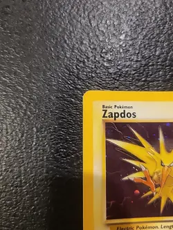 Pokemon TCG: 1999 Fossil Unlimited Zapdos 15/62 Holo Rare LP - Image 3