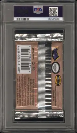 PSA 10 GEM MT 1999 POKEMON FOSSIL UNLIMITED AERODACTYL ART SEALED BOOSTER PACK - Image 2